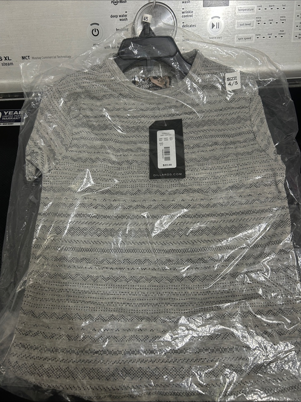 Boys size 4/5 casual grey kind of formal tshirt top new nwt